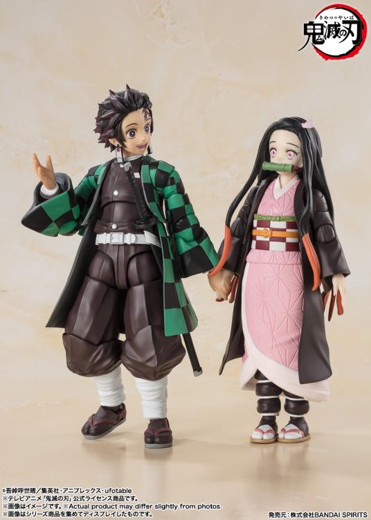 Pedido Figura Tanjiro Kamado - Demon Slayer: Kimetsu no Yaiba - S.H.Figuarts marca Bandai Spirits escala pequeña 1/12