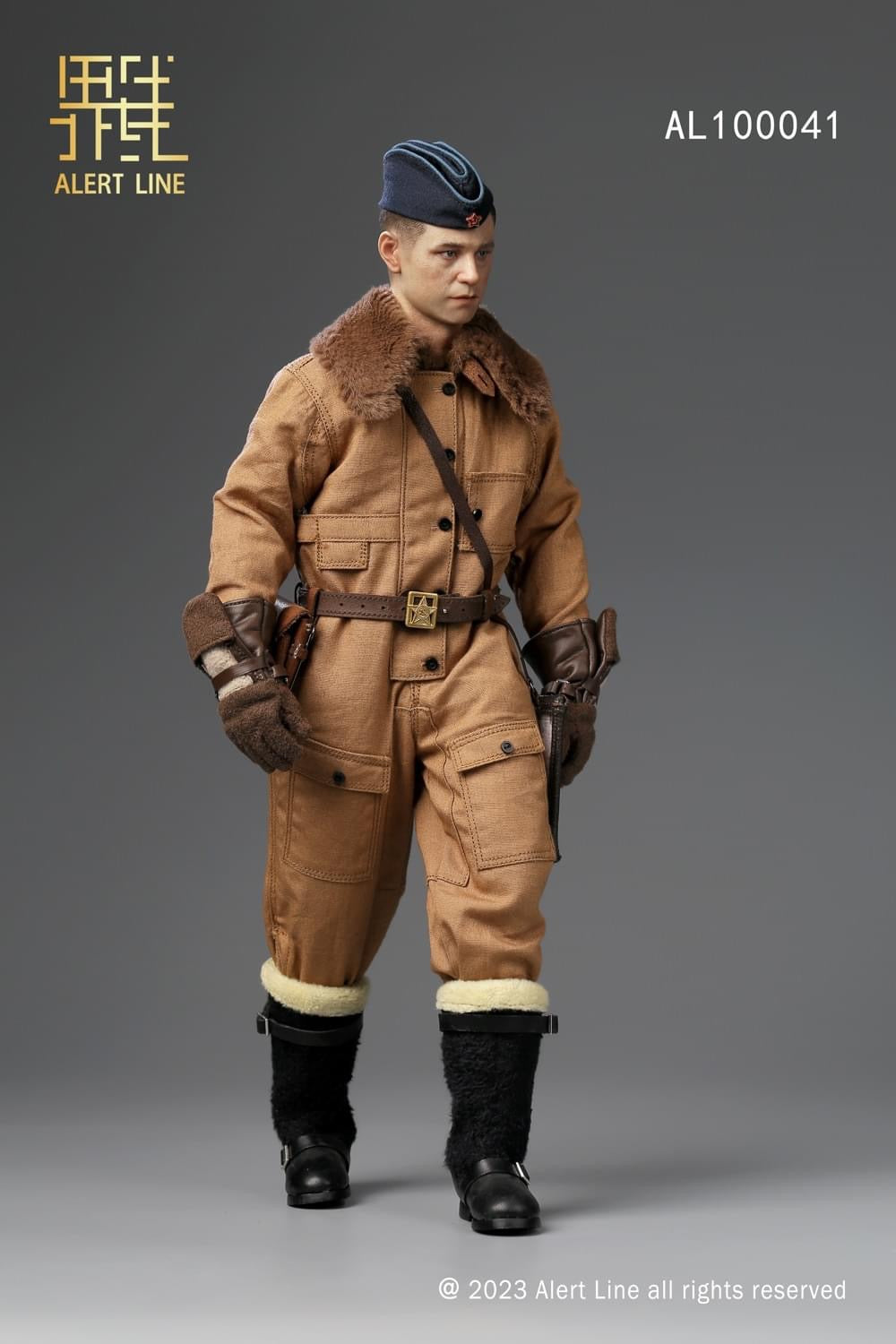 Pedido Figura WWII Soviet Air Force Ace Pilot marca Alert Line AL100041 escala 1/6