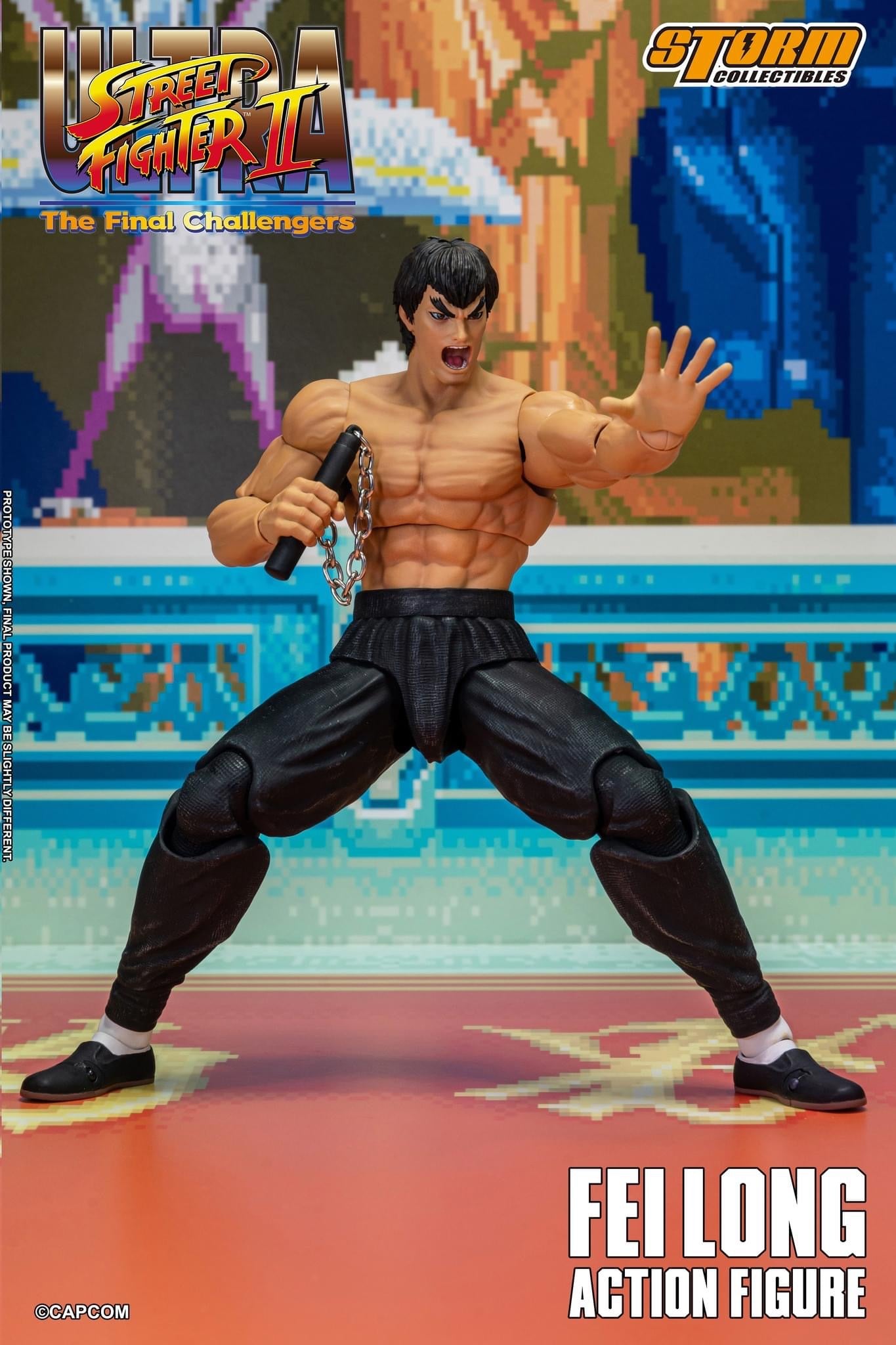 Pedido Figura Fei Long - Ultra Street Fighter II: The Final Challengers marca Storm Collectibles CPSF24 escala pequeña 1/12