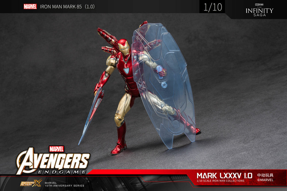 Pedido Figura Iron Man Mark 85 LXXXV 1.0 - Avengers: Infinity Saga marca ZD Toys escala pequeña 1/10 (18 cm)