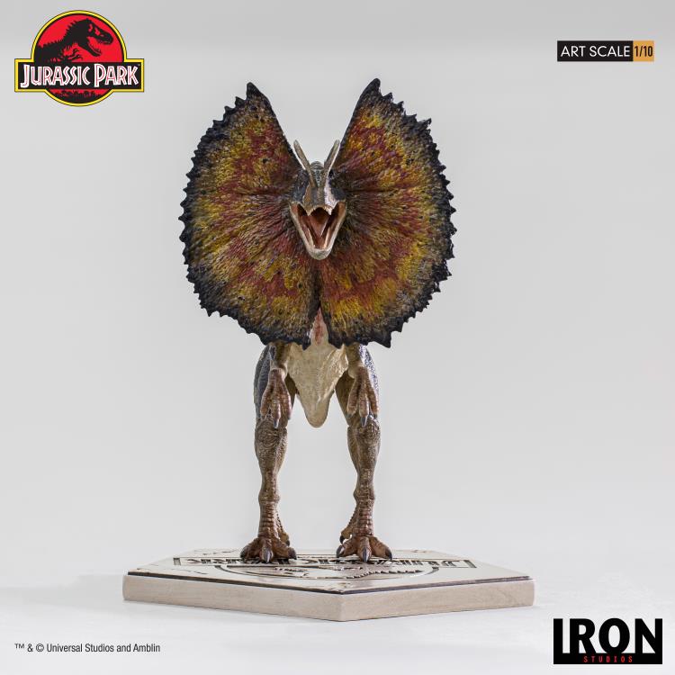 Preventa Estatua Dilophosaurus - Jurassic Park Icons - Limited Edition marca Iron Studios escala de arte 1/10