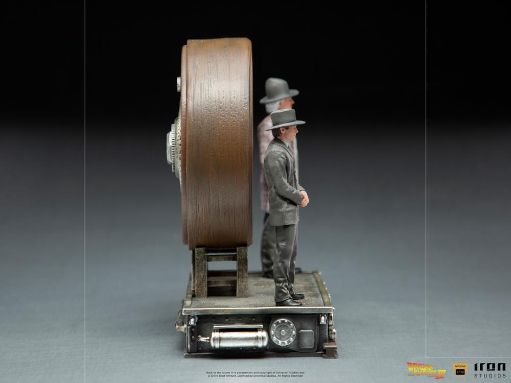 Pedido Estatua Marty & Doc at the Clock DELUXE - Back to the Future Part III - Limited Edition marca Iron Studios escala de arte 1/10