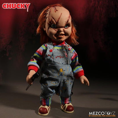 Pedido Figura Chucky (Talking / Parlante) - Bride of Chucky - Mezco Designer Serie marca Mezco Toyz 78003B escala 1/2 (38 cm)