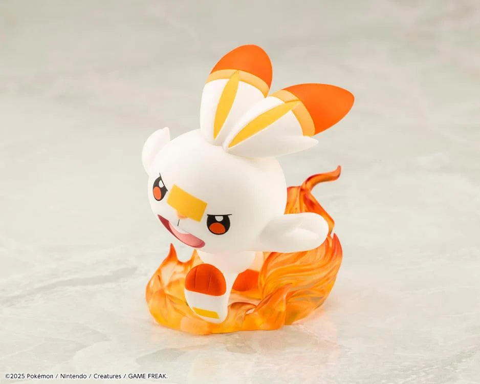 Preventa Estatua Victor con Scorbunny - Pokemon - ArtFX J marca Kotobukiya escala 1/8