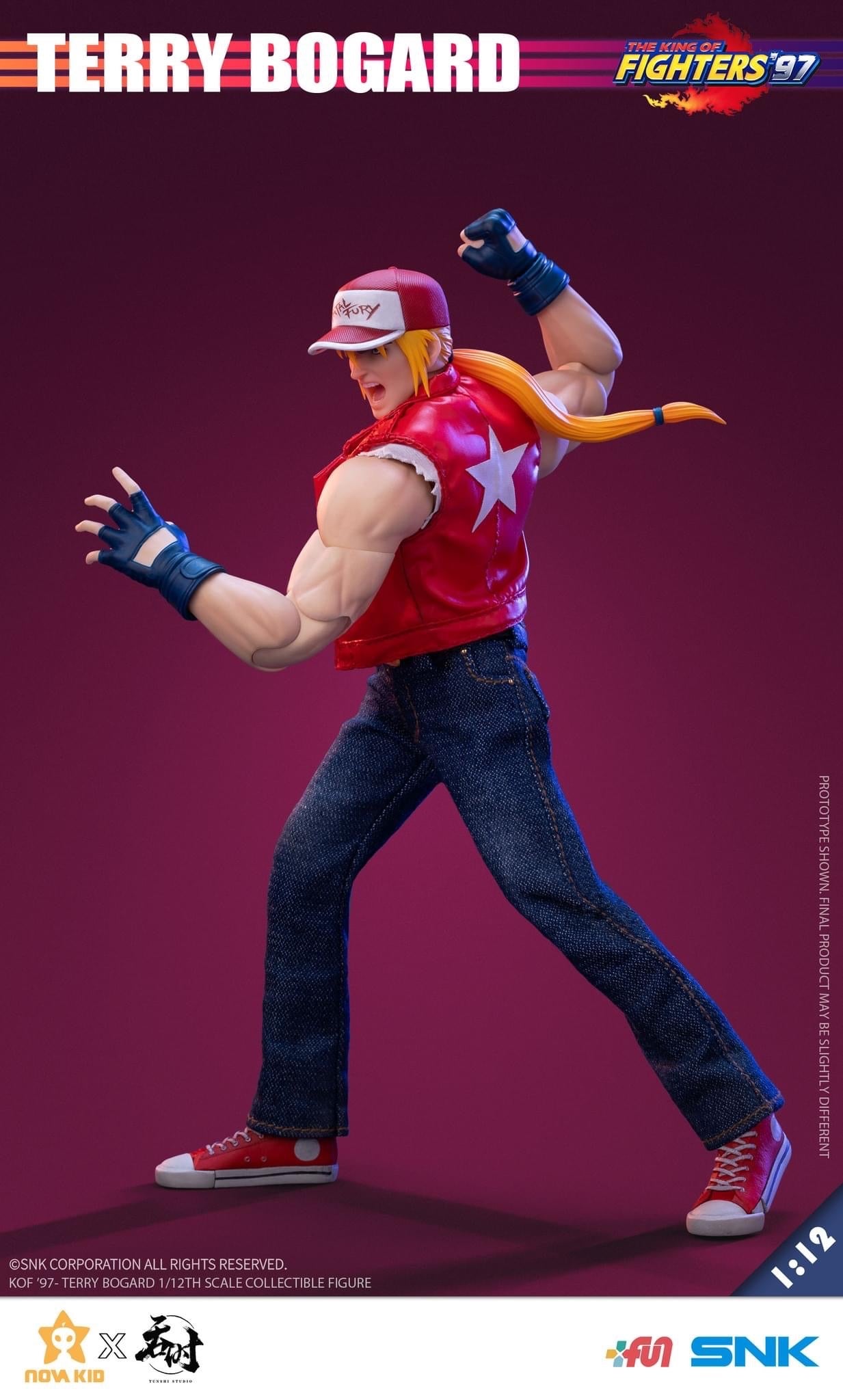 Pedido Figura Terry Bogard - The King of Fighters '97 marca Tunshi Studio SNK TS-XZZ-005 escala pequeña 1/12