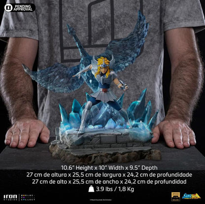 Preventa Estatua Cygnus Hyoga DELUXE - Saint Seiya - Limited Edition marca Iron Studios escala de arte 1/10