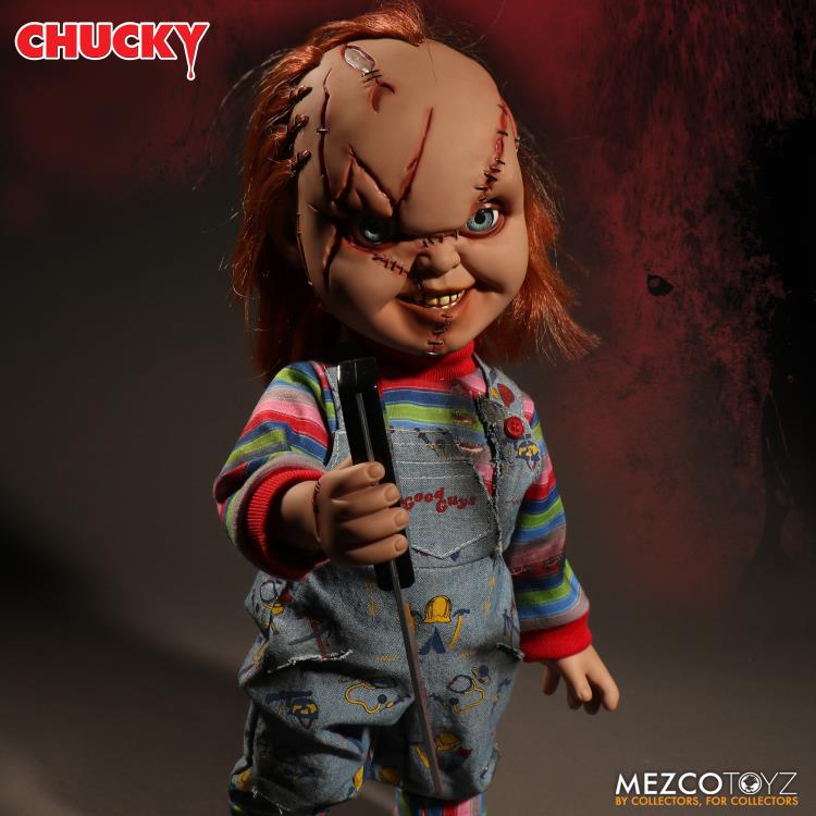 Pedido Figura Chucky (Talking / Parlante) - Bride of Chucky - Mezco Designer Serie marca Mezco Toyz 78003B escala 1/2 (38 cm)