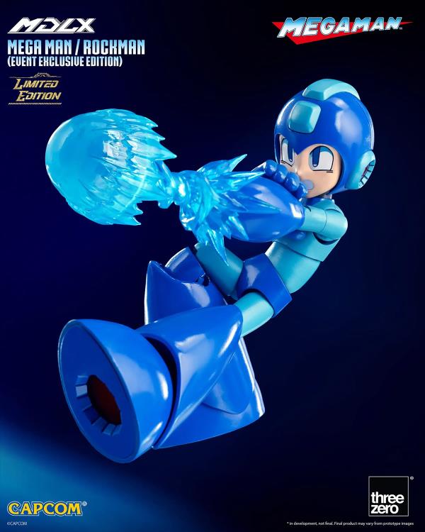 Preventa Figura MDLX Mega Man / Rockman (Event Exclusive version) (Edición Limitada) marca Threezero 3Z0572 escala pequeña 1/12