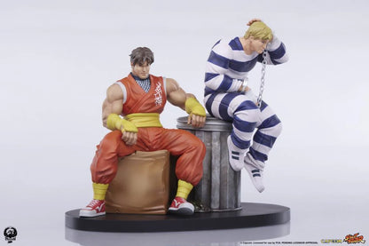 Preventa Set Estatuas Cody & Guy - Street Jam - Street Fighter marca PCS Collectibles escala 1/10