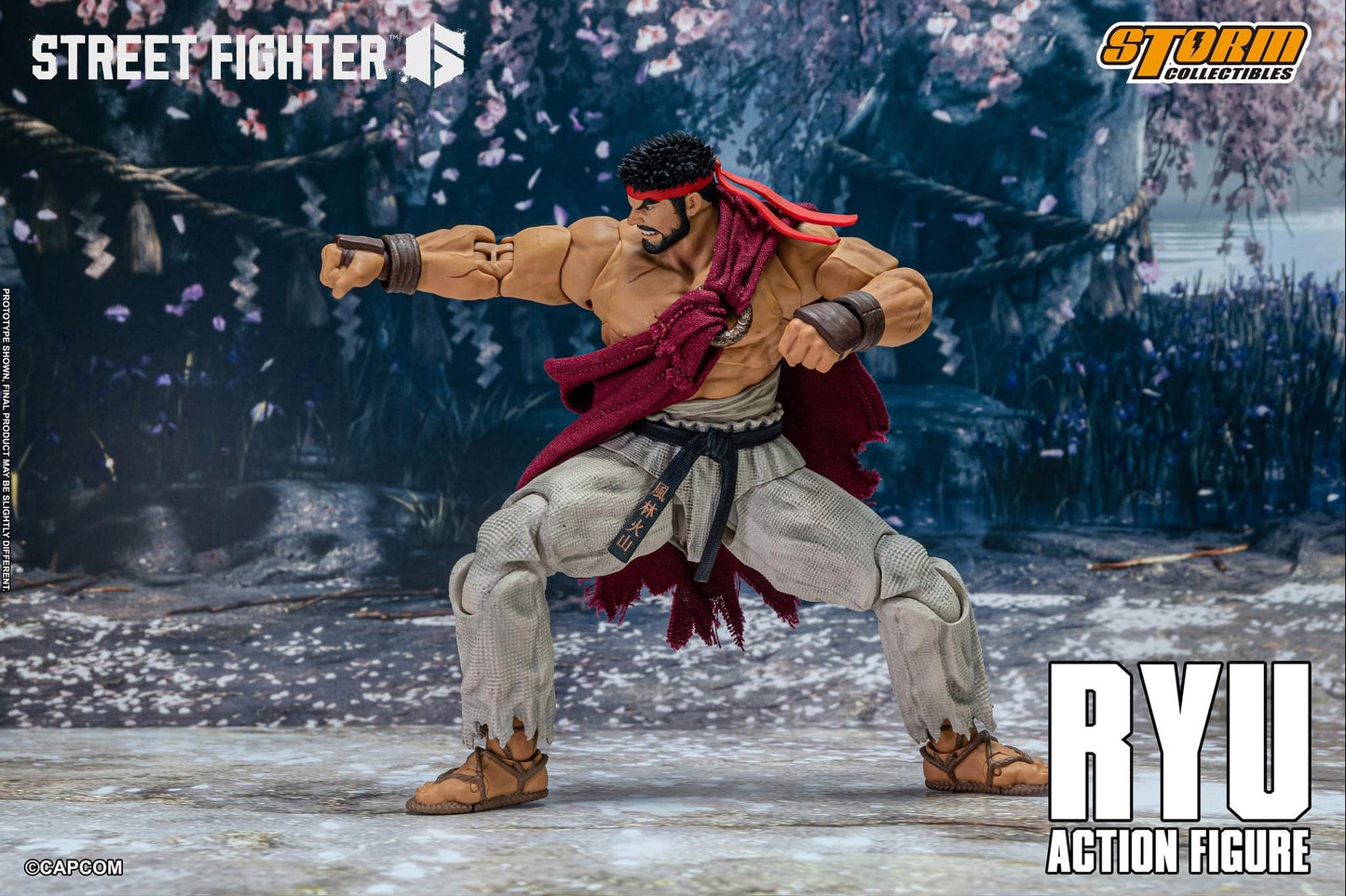 Pedido Figura RYU - Street Fighter 6 marca Storm Collectibles escala pequeña 1/12