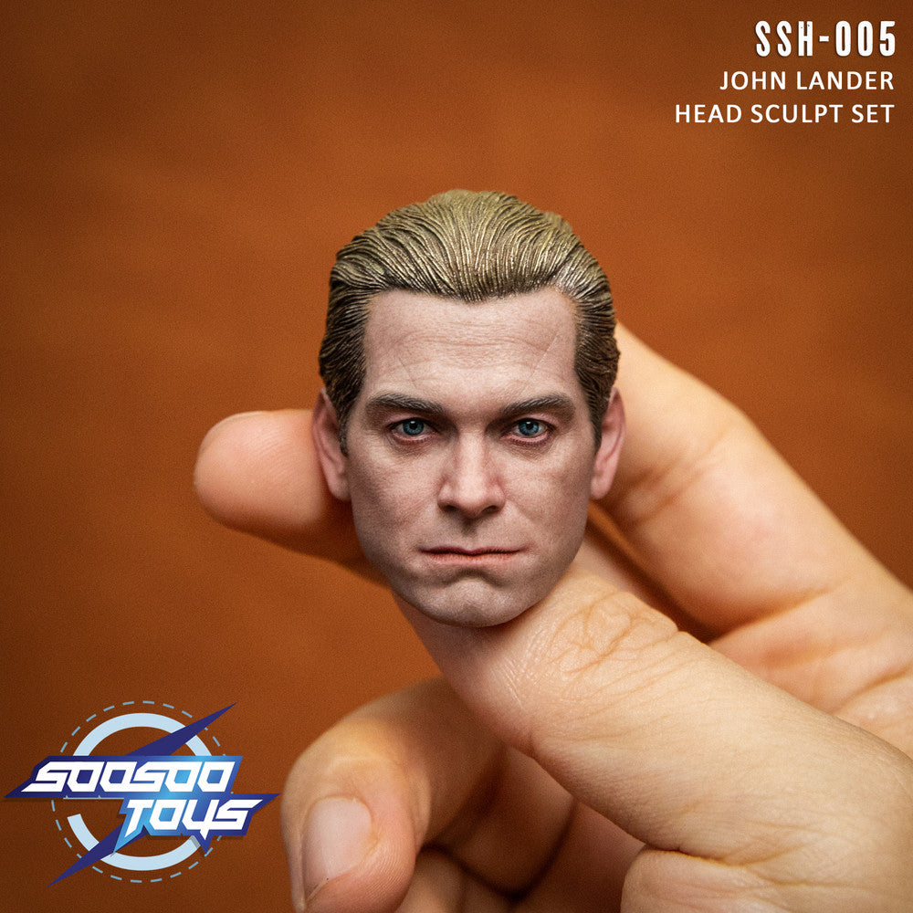 Preventa Cabezas de John Lander (Set de 2 cabezas) marca Soosootoys SSH-005 escala 1/6