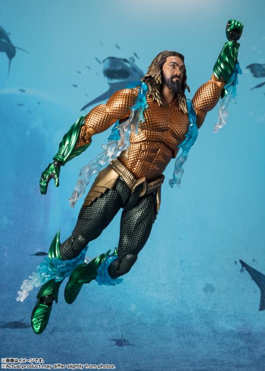 Preventa Figura Aquaman - Aquaman and the Lost Kingdom - S.H.Figuarts marca Bandai Spirits escala pequeña 1/12