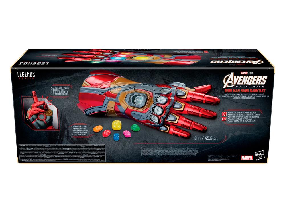 Pedido Prop Replica Nano Gauntlet / Nano Guantelete - Avengers: Endgame - The Infinity Saga - Marvel Legends marca Hasbro escala real 1/1