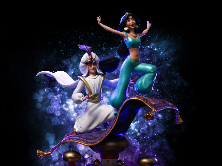 Preventa Estatua Aladdin y Jasmine - Disney Classics (Disney 100th Anniversary) - Limited Edition marca Iron Studios escala de arte 1/10