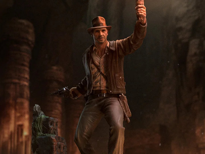 Preventa Estatua Indiana Jones (Deluxe) (Limited Edition) marca Iron Studios escala de arte 1/10