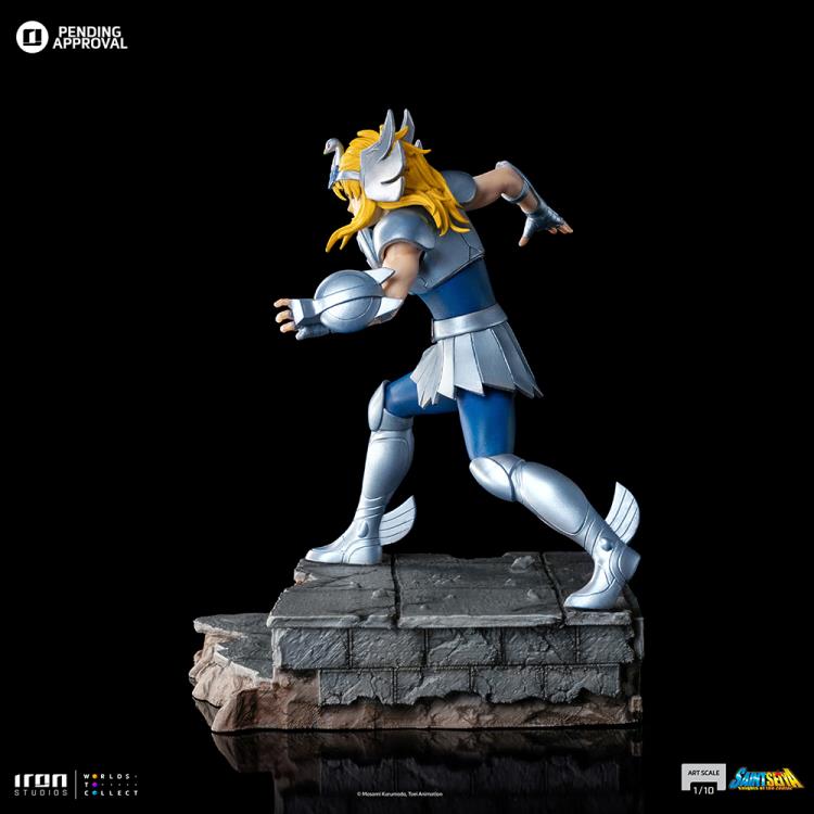 Preventa Estatua Cygnus Hyoga - Saint Seiya - Limited Edition marca Iron Studios escala de arte 1/10