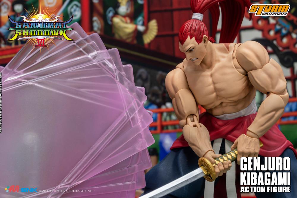 Pedido Figura Genjuro Kibagami - Samurai Shodown VI marca Storm Collectibles SNSS04 escala pequeña 1/12