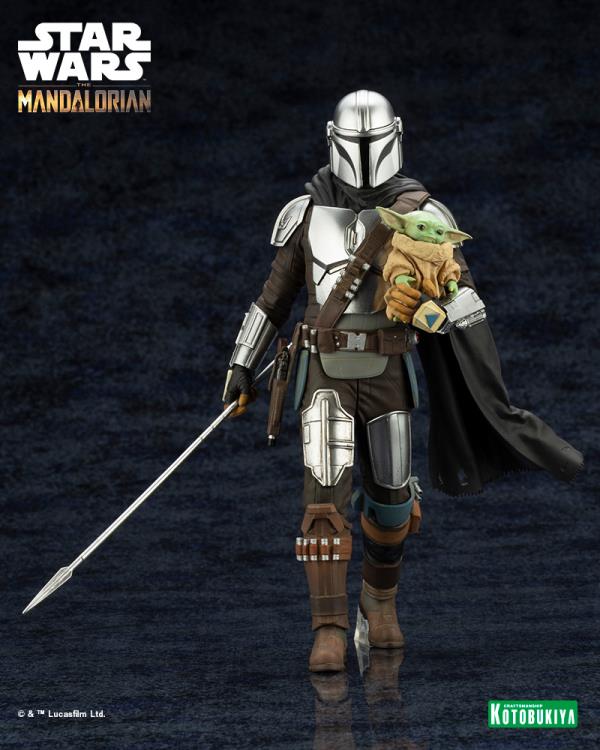 Pedido Estatua The Mandalorian & Grogu - Star Wars: The Mandalorian - ArtFX+ marca Kotobukiya escala 1/10