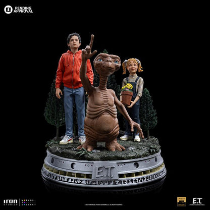 Preventa Estatua E.T., Elliot, y Gertie DELUXE - E.T. the Extra-Terrestrial - Limited Edition marca Iron Studios escala de arte 1/10