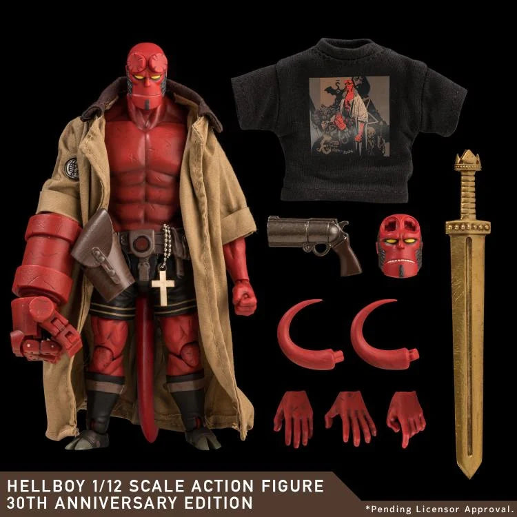 Preventa Figura Hellboy (30th Anniversary Edition) marca 1000toys escala pequeña 1/12