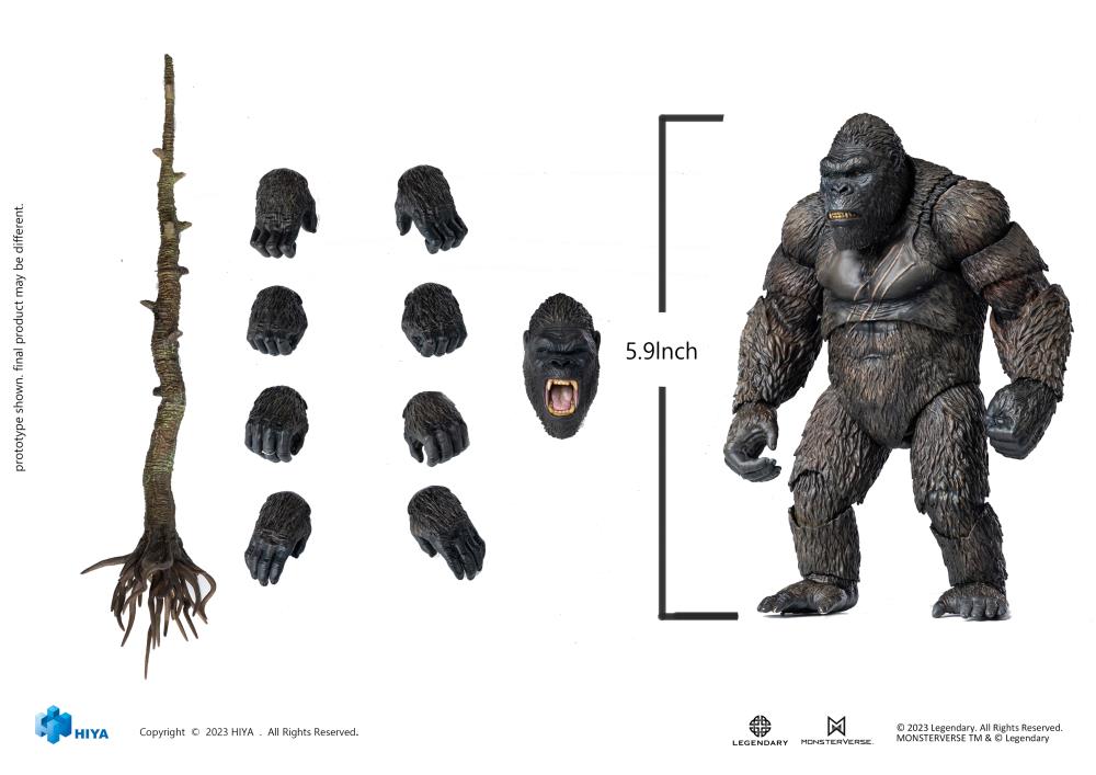 Pedido Figura King Kong - Kong: Skull Island (2017) - Exquisite Basic marca HIYA EBK0085 sin escala (15.24 cm) (versión anticipada Asia)