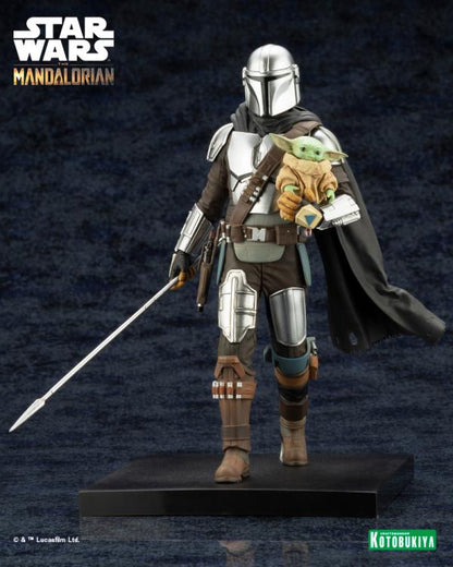 Pedido Estatua The Mandalorian & Grogu - Star Wars: The Mandalorian - ArtFX+ marca Kotobukiya escala 1/10