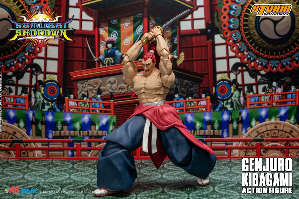 Pedido Figura Genjuro Kibagami - Samurai Shodown VI marca Storm Collectibles SNSS04 escala pequeña 1/12