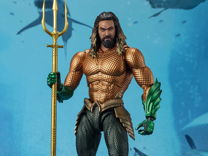 Preventa Figura Aquaman - Aquaman and the Lost Kingdom - S.H.Figuarts marca Bandai Spirits escala pequeña 1/12