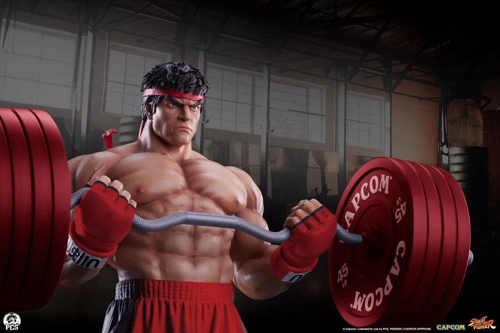 Preventa Estatua Ryu (Powerlifting Classic version) - Street Fighter Premier Series marca PCS Collectibles escala 1/4