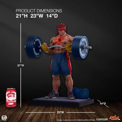 Preventa Estatua Ryu (Powerlifting Evil version) - Street Fighter Premier Series marca PCS Collectibles escala 1/4