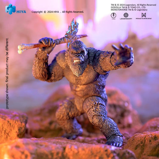 Preventa Figura Kong (Exclusiva PX Previews) - Godzilla x Kong: The New Empire - Exquisite Basic marca HIYA EBG0414 (16 cm)