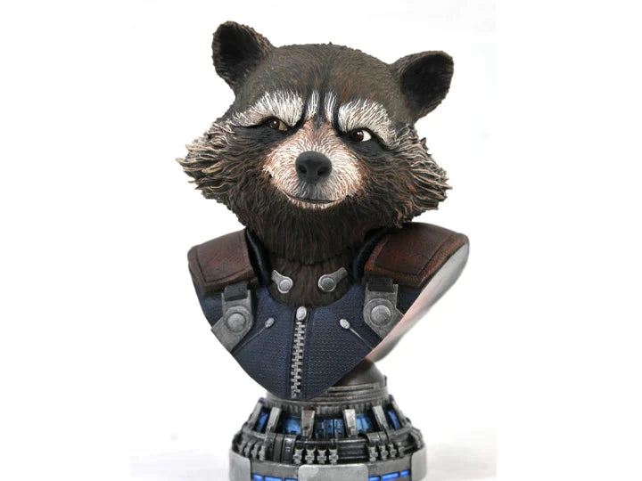 Preventa Busto Rocket Raccoon (Edición limitada) (Resina) - Avengers: Endgame Legends in 3D marca Diamond Select Toys escala 1/2