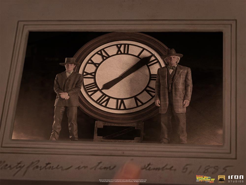 Pedido Estatua Marty & Doc at the Clock DELUXE - Back to the Future Part III - Limited Edition marca Iron Studios escala de arte 1/10