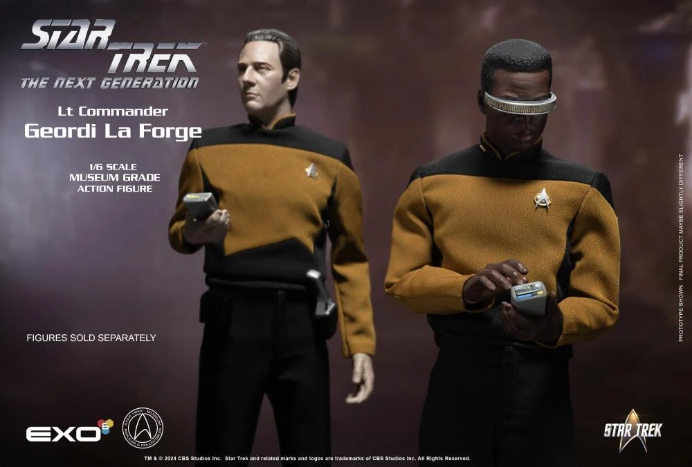 Pedido Figura Lt. Commander Geordi La Forge (Standard version) - Star Trek: The Next Generation marca EXO-6 EXO-01-018S escala 1/6