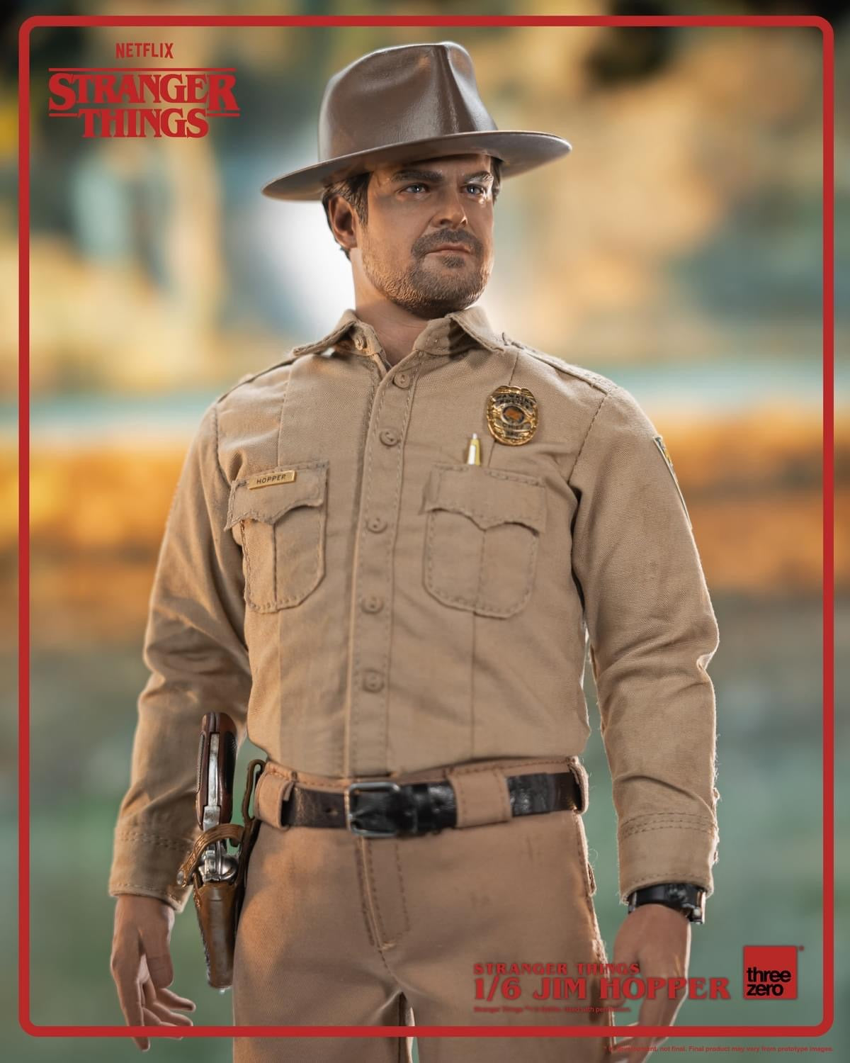 Preventa Figura Jim Hopper - Stranger Things marca Threezero 3Z0515 escala 1/6