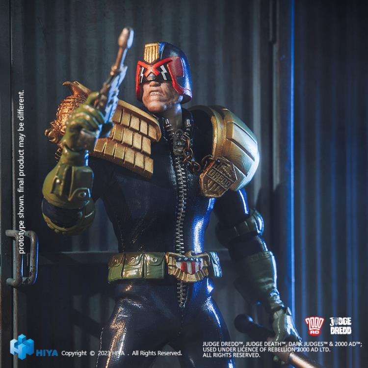 Pedido Figura Judge Dredd (PX Previews Exclusive) - 2000 AD - Exquisite Super Series marca HIYA ESJ0053 escala pequeña 1/12