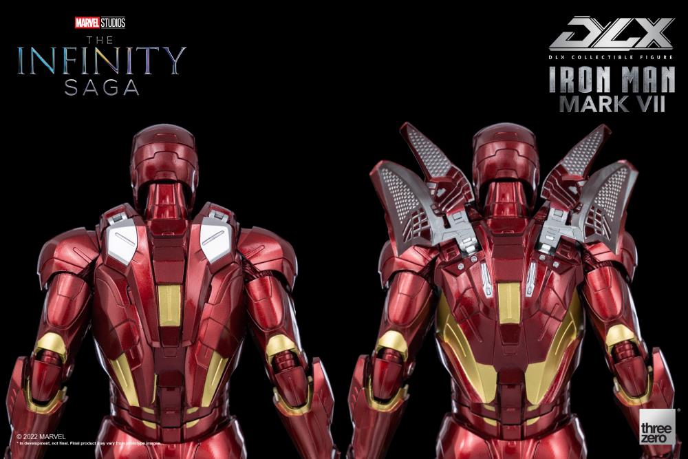 Pedido Figura DLX Iron Man Mark 7 - Avengers Infinity Saga marca Threezero 3Z0255 escala pequeña 1/12