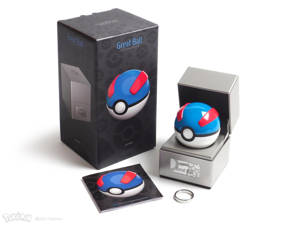 Pedido Prop Replica Great Ball - Pokemon Electronic marca The Wand Company escala real 1/1