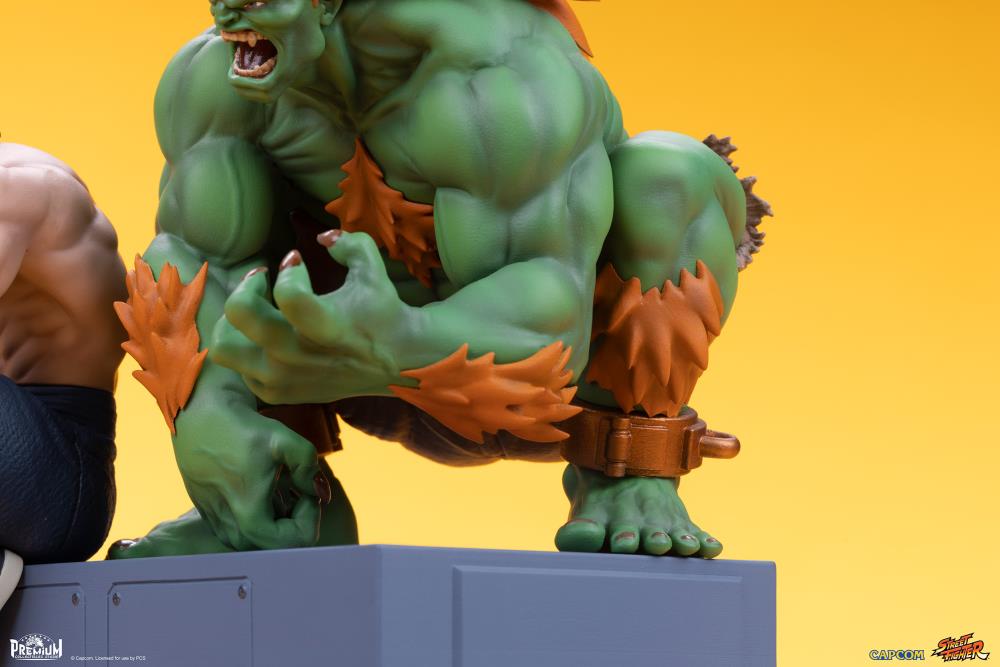 Preventa Set Estatuas Blanka & Fei Long - Street Jam - Street Fighter marca PCS Collectibles escala 1/10