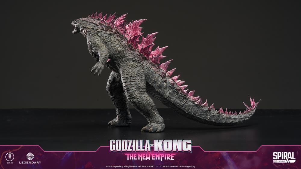 Preventa Estatua Godzilla Evolved Form (Heat Ray Version) - Godzilla x Kong: The New Empire - Hall of Fame marca Spiral Studio (27 cm)