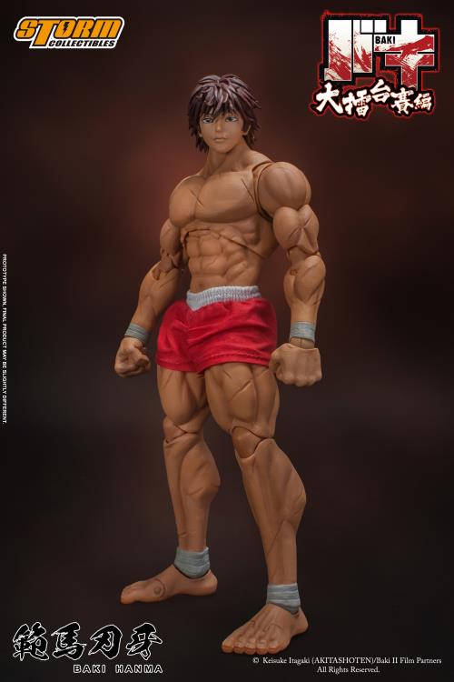 Pedido Figura Baki Hanma - Baki the Grappler marca Storm Collectibles escala pequeña 1/12