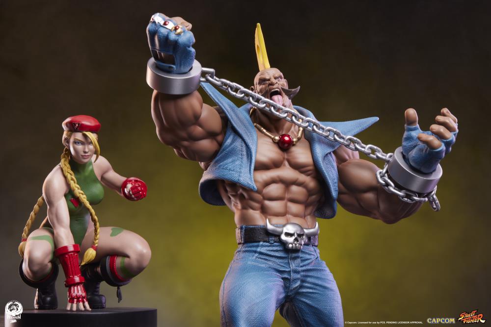 Preventa Set Estatuas Cammy & Birdie - Street Jam - Street Fighter marca PCS Collectibles escala 1/10