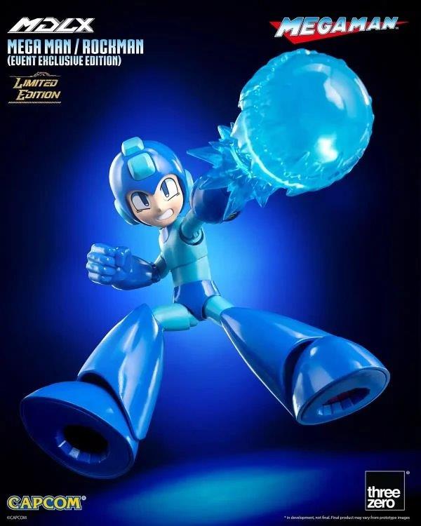 Preventa Figura MDLX Mega Man / Rockman (Event Exclusive version) (Edición Limitada) marca Threezero 3Z0572 escala pequeña 1/12