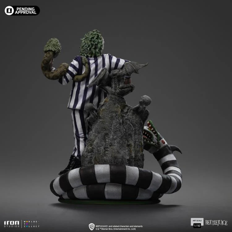 Preventa Estatua Beetlejuice (Deluxe) - Beetlejuice Beetlejuice (2024) - Limited Edition marca Iron Studios escala de arte 1/10