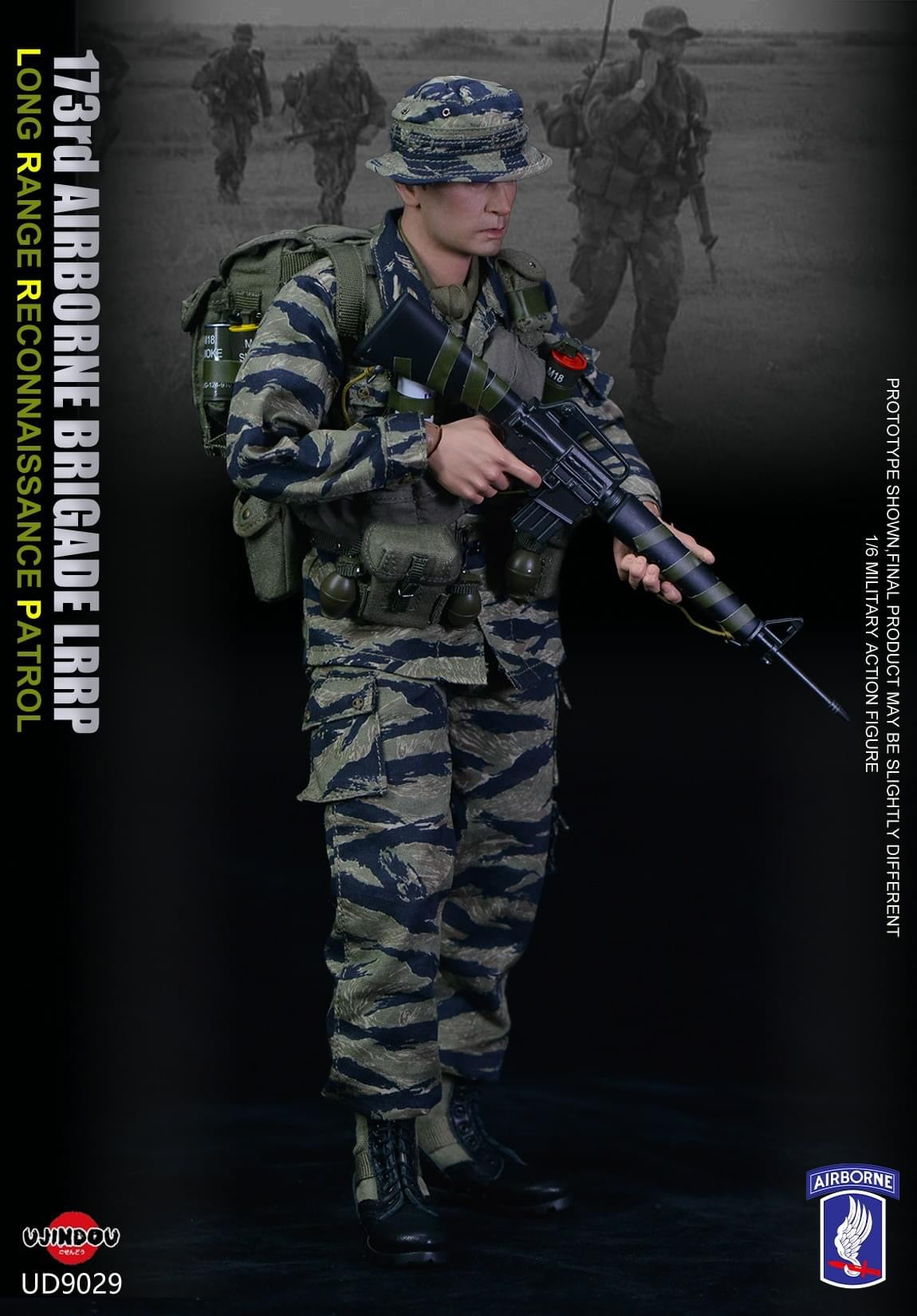 Pedido Figura US Army Airborne Brigade LRRP en Vietnam marca Ujindou UD9029 escala 1/6