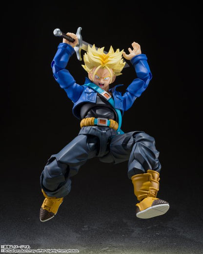 Pedido Figura Super Saiyan Trunks (Boy from the Future) - Dragon Ball Z - S.H.Figuarts marca Bandai Spirits escala pequeña 1/12