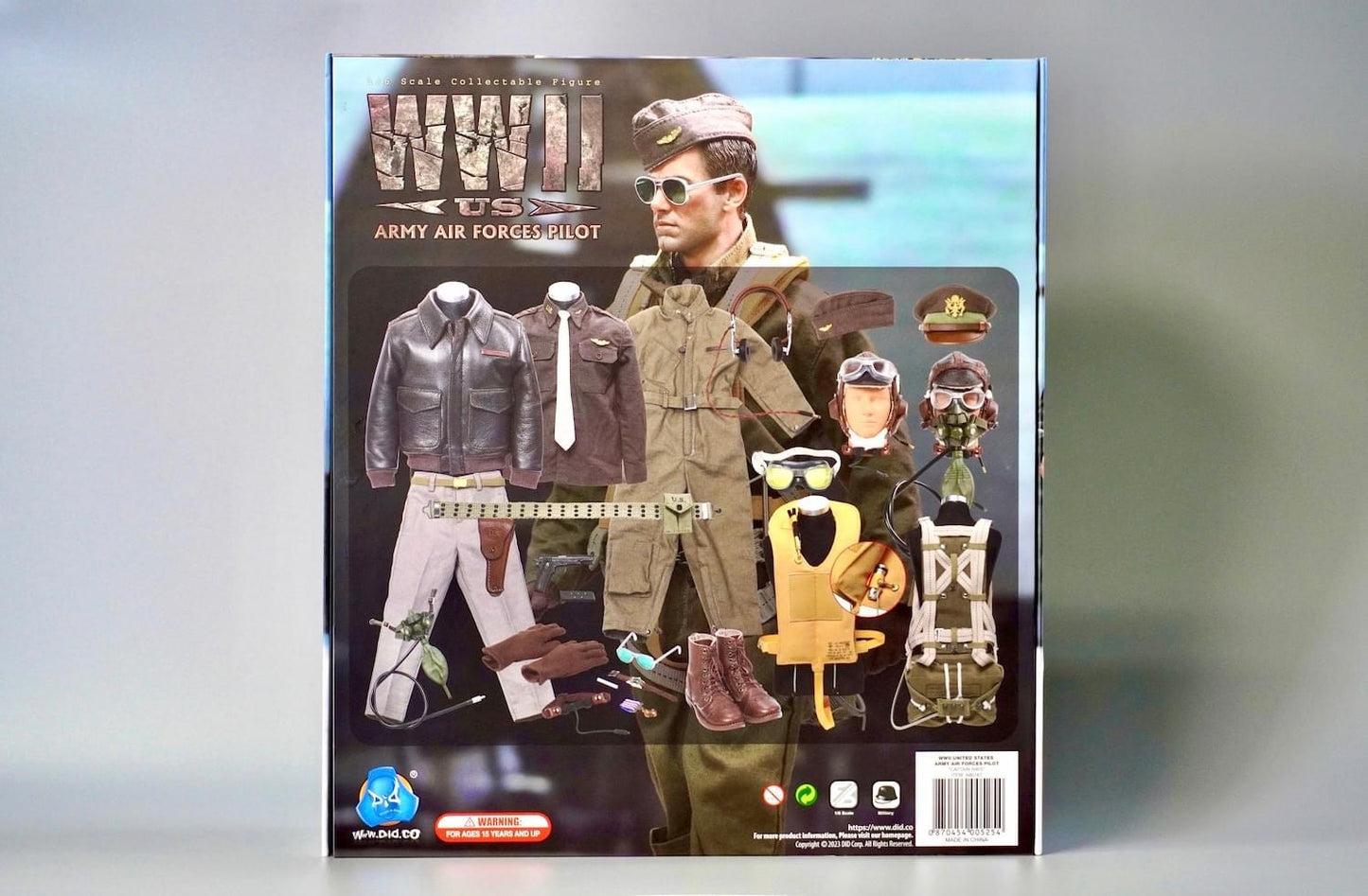 Pedido Figura WWII United States Army Air Forces Pilot marca DID D80167 escala 1/6