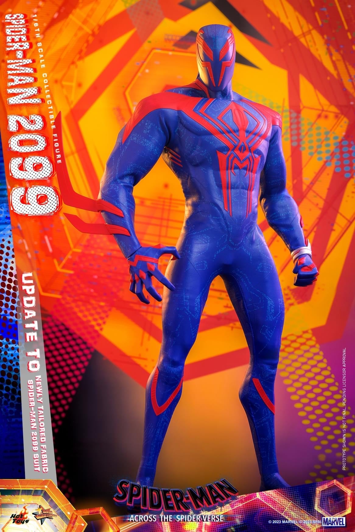 Preventa Figura Spider-Man 2099 - Spider-Man: Across the Spider-Verse marca Hot Toys MMS711 escala 1/6 (actualizada)