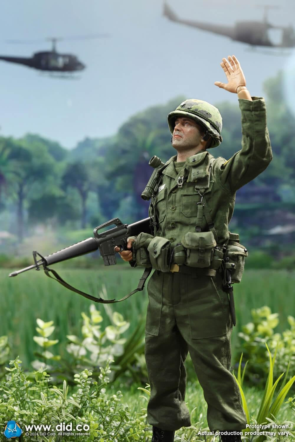 Pedido Figura U.S. Army Lt. Colonel Moore - Vietnam War marca DID V80174 escala 1/6