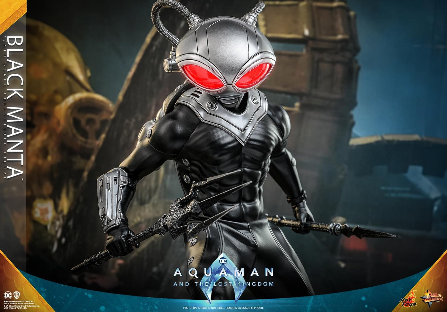 Preventa Figura BLACK MANTA ™ - Aquaman 2 marca Hot Toys MMS739 escala 1/6